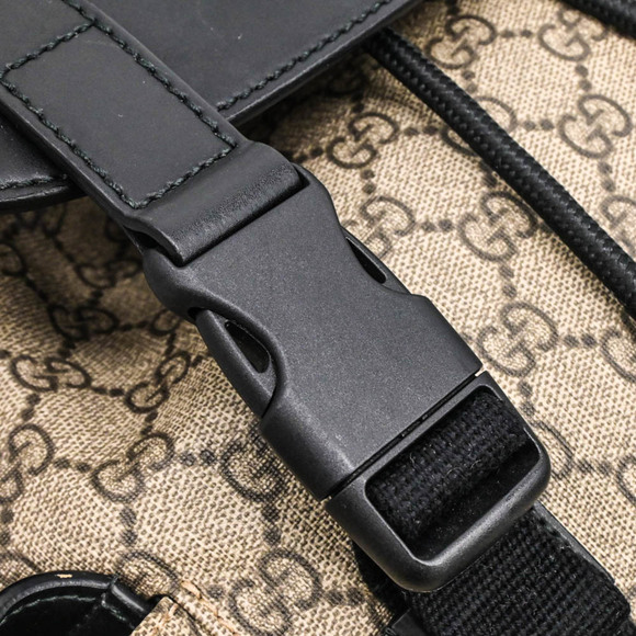 GUCCI Black Leather Backpack - Picture 9 of 16